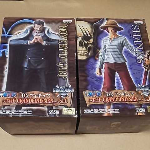 BANDAI - ワンピース DX  THE GRANDLINE MEN  シャンクス　ガープ Amazon | ワンピース DXフィギュア THE GRANDLINE MEN vol0